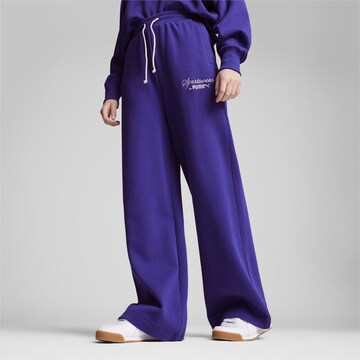 PUMA Regular Sporthose in Blau: Vorderseite