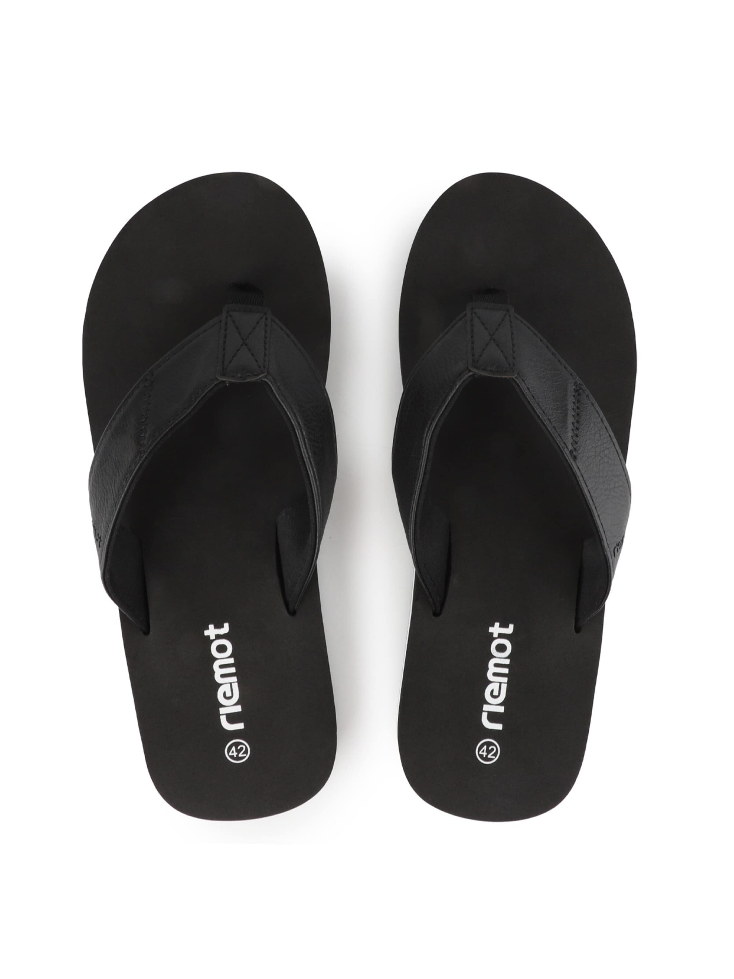 riemot T-Bar Sandals in Black