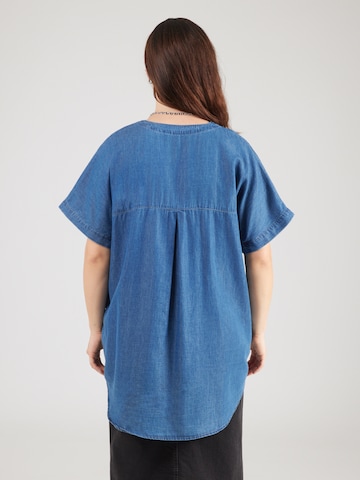 Camicia da donna 'CARBEA' di ONLY Carmakoma in blu
