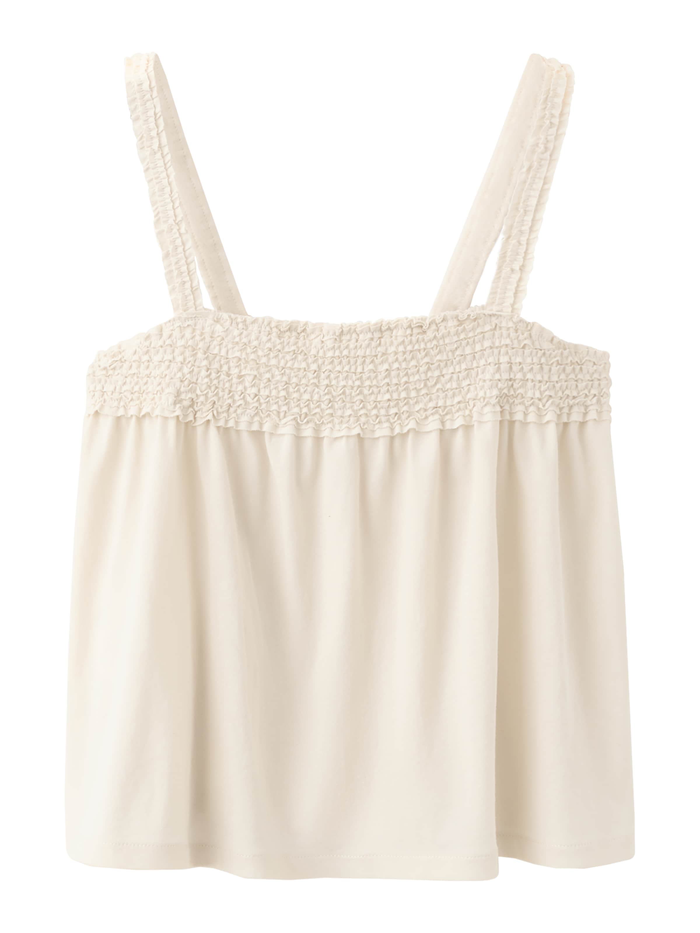 MANGO Top 'BETH' – béžová: přední strana