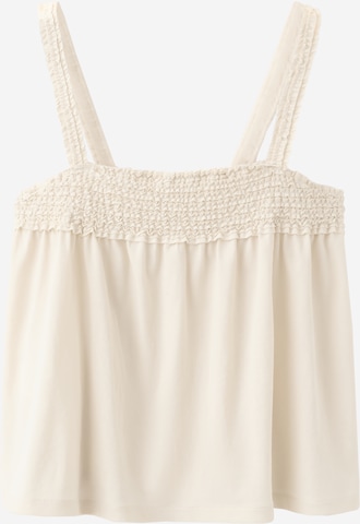 MANGO Toppi 'BETH' värissä beige: etupuoli