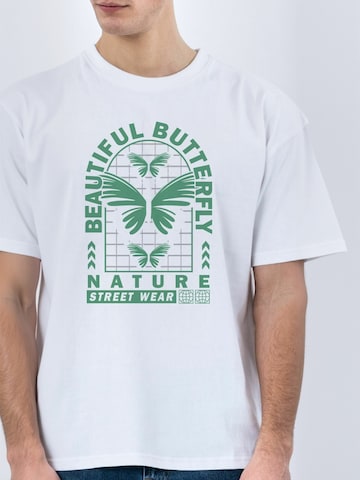 Haut ' T-shirts ' TEESHOPPEN en blanc