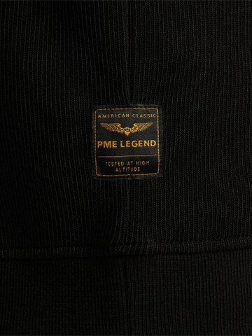 PME Legend Collegepaita 'Pullover with half-zipper' värissä musta