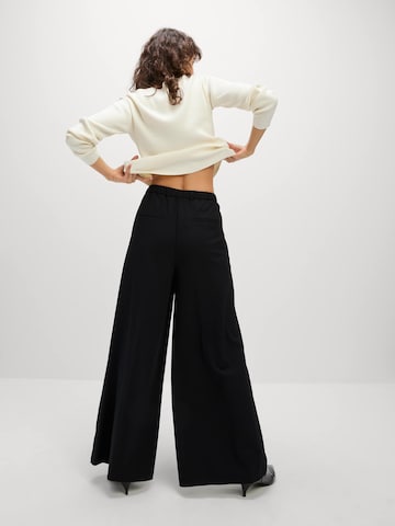 Wide Leg Pantalon Marks & Spencer en noir