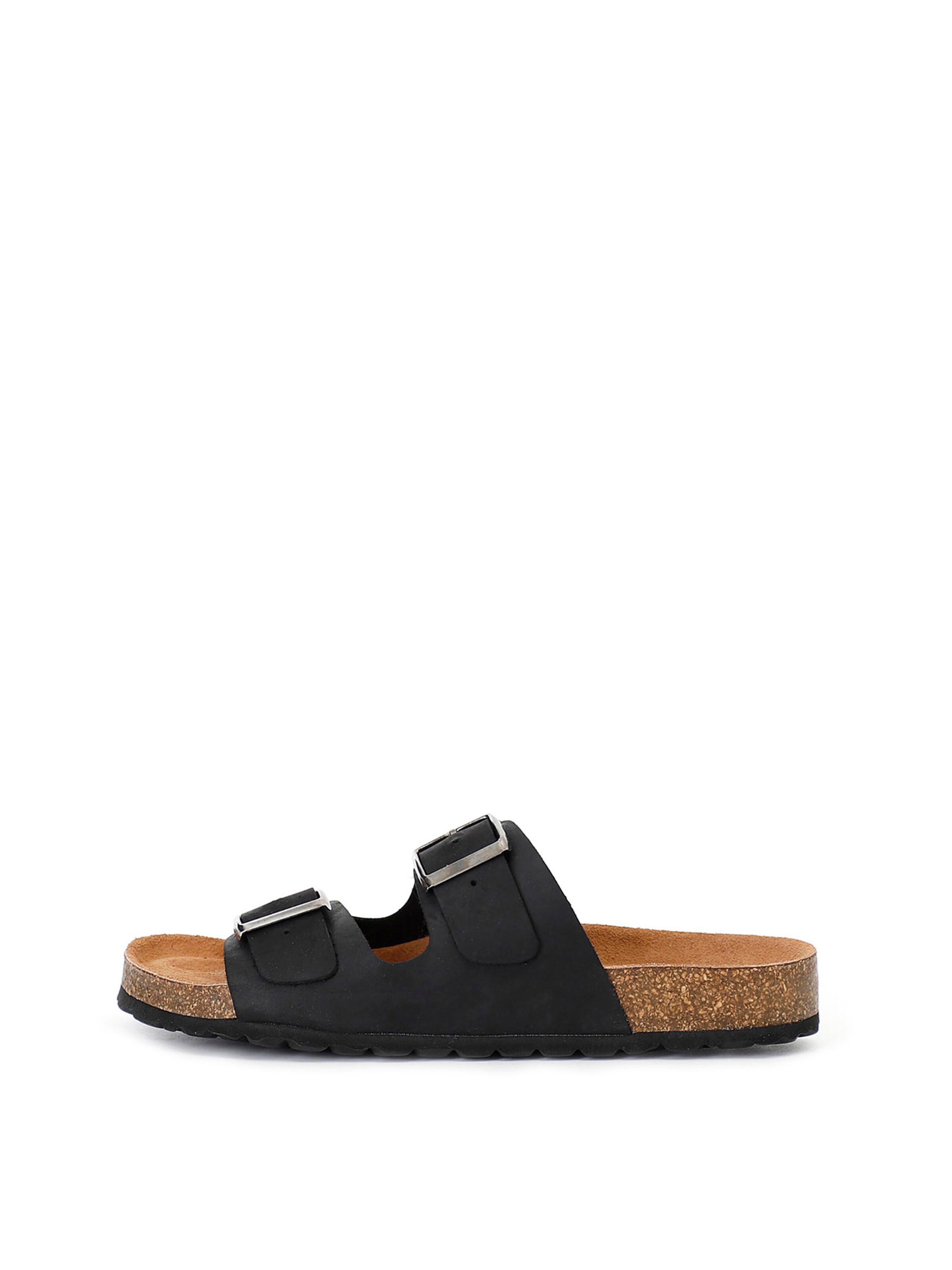 Slipper di CAFè NOIR in nero: frontale