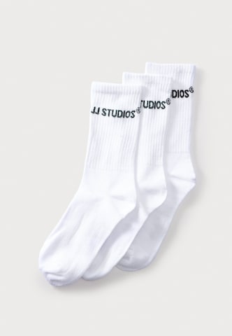 Jack & Jones Junior - Calcetines 'JACSOHO' en blanco: frente