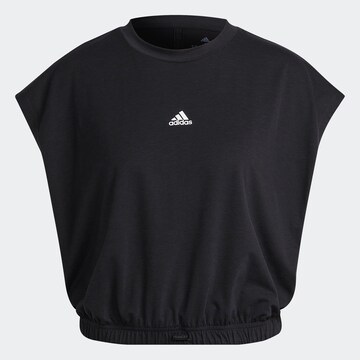 ADIDAS SPORTSWEAR Sports Top 'Hyperglam' in Black: front