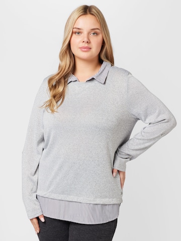 Z-One Shirt 'Linda' in Grey: front