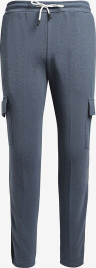Campus Sutra Cargo trousers 'Accoutrement' in Dusty blue / Black, Item view