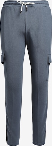 Campus Sutra - Loosefit Pantalón cargo 'Accoutrement' en azul: frente