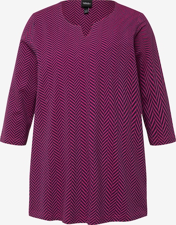 Ulla Popken Shirt in Lila: voorkant