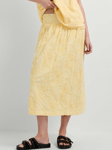 Jupe 'Franca' Pepe Jeans en jaune : devant
