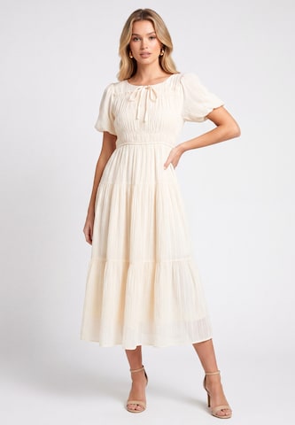 Robe faina en beige : devant