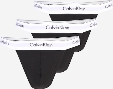 Calvin Klein Underwear Slipy – černá: přední strana