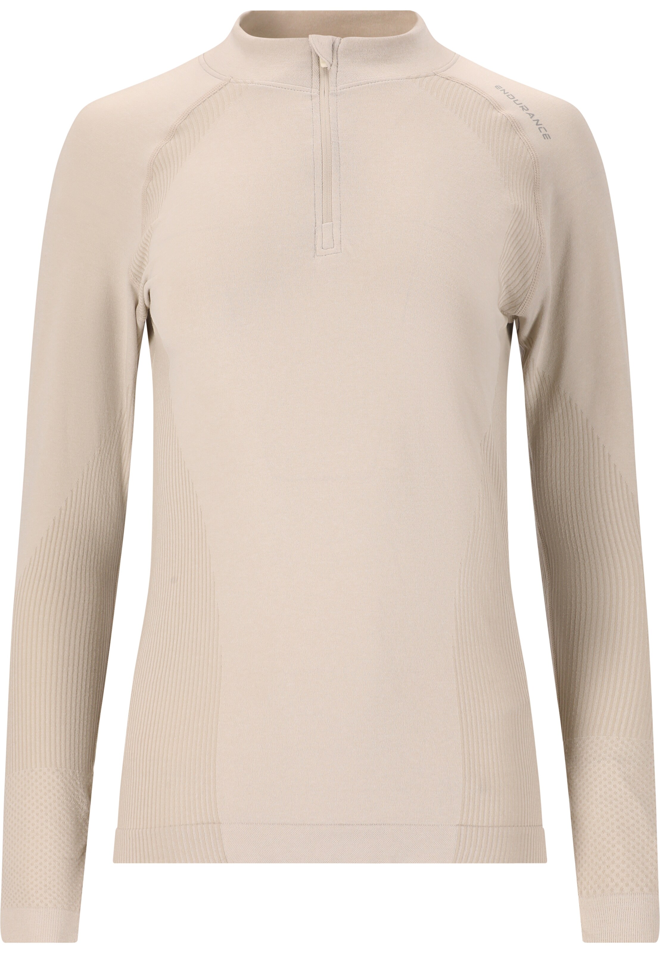 Tricou funcțional 'Halen' de la ENDURANCE pe bej: față