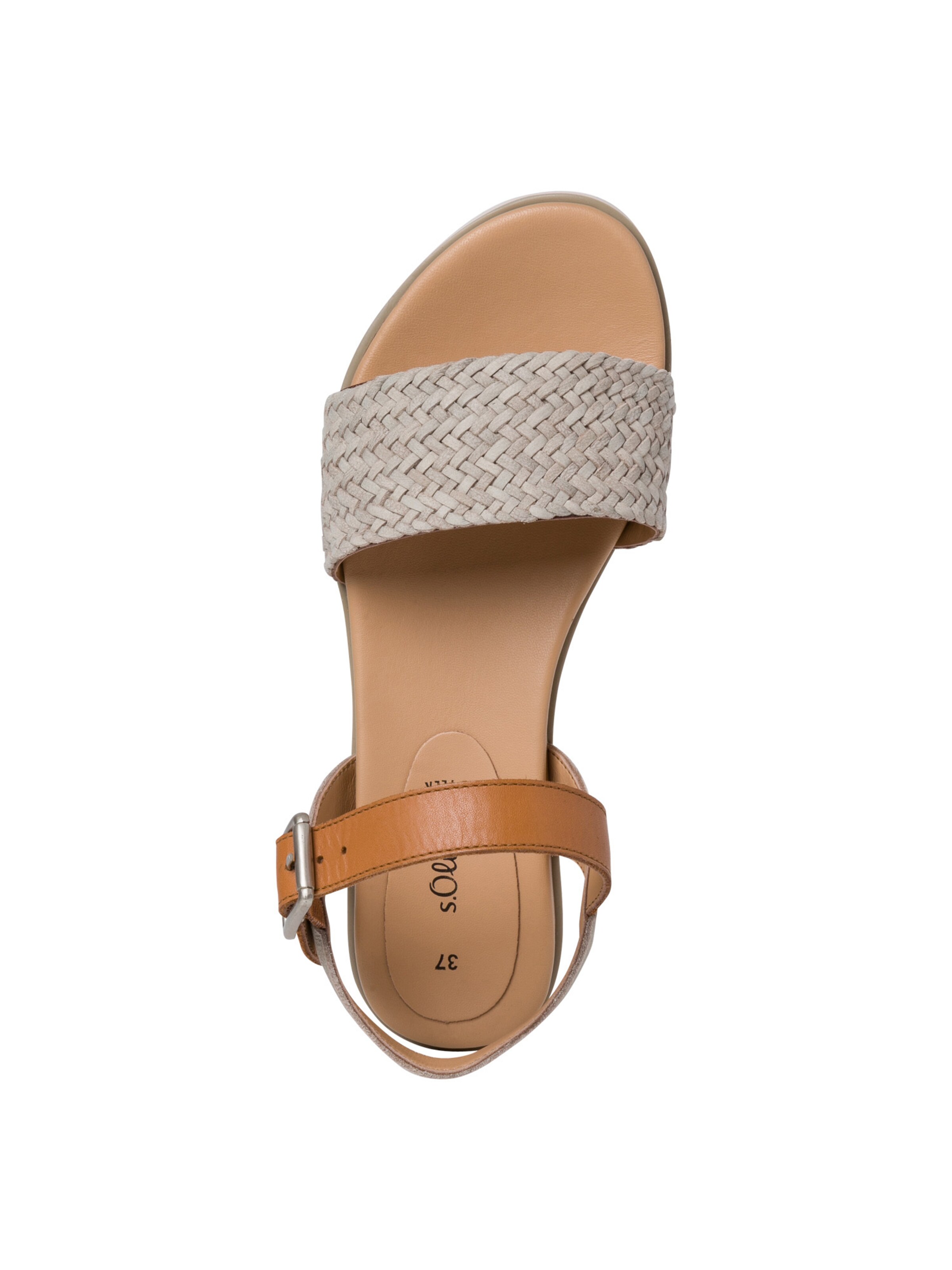 s.Oliver Sandale in Grau