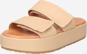 Apple of Eden Pantoletter 'Dayana' i beige: forside