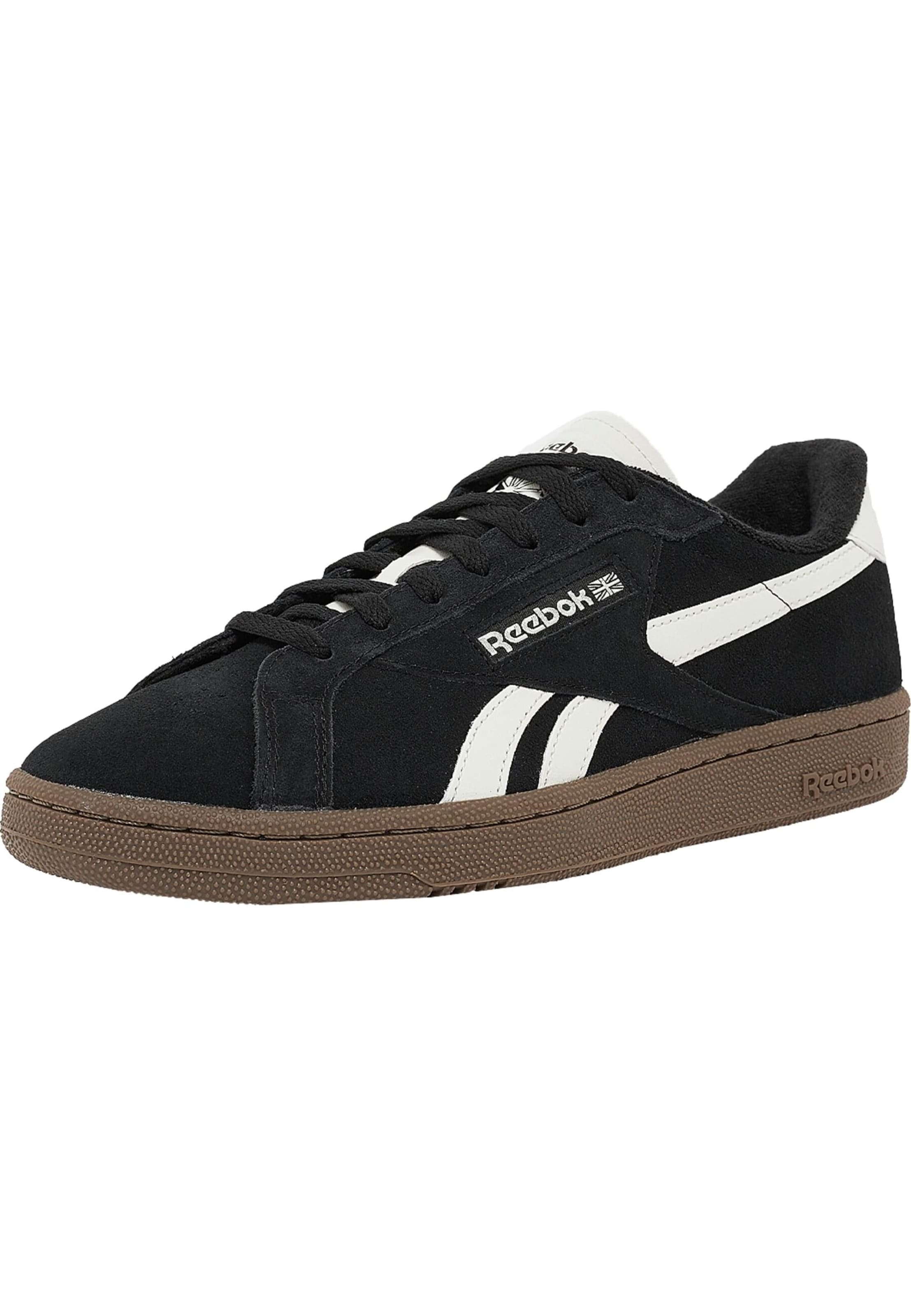 Reebok Trampki niskie 'Club C Grounds UK' w kolorze czarny: przód