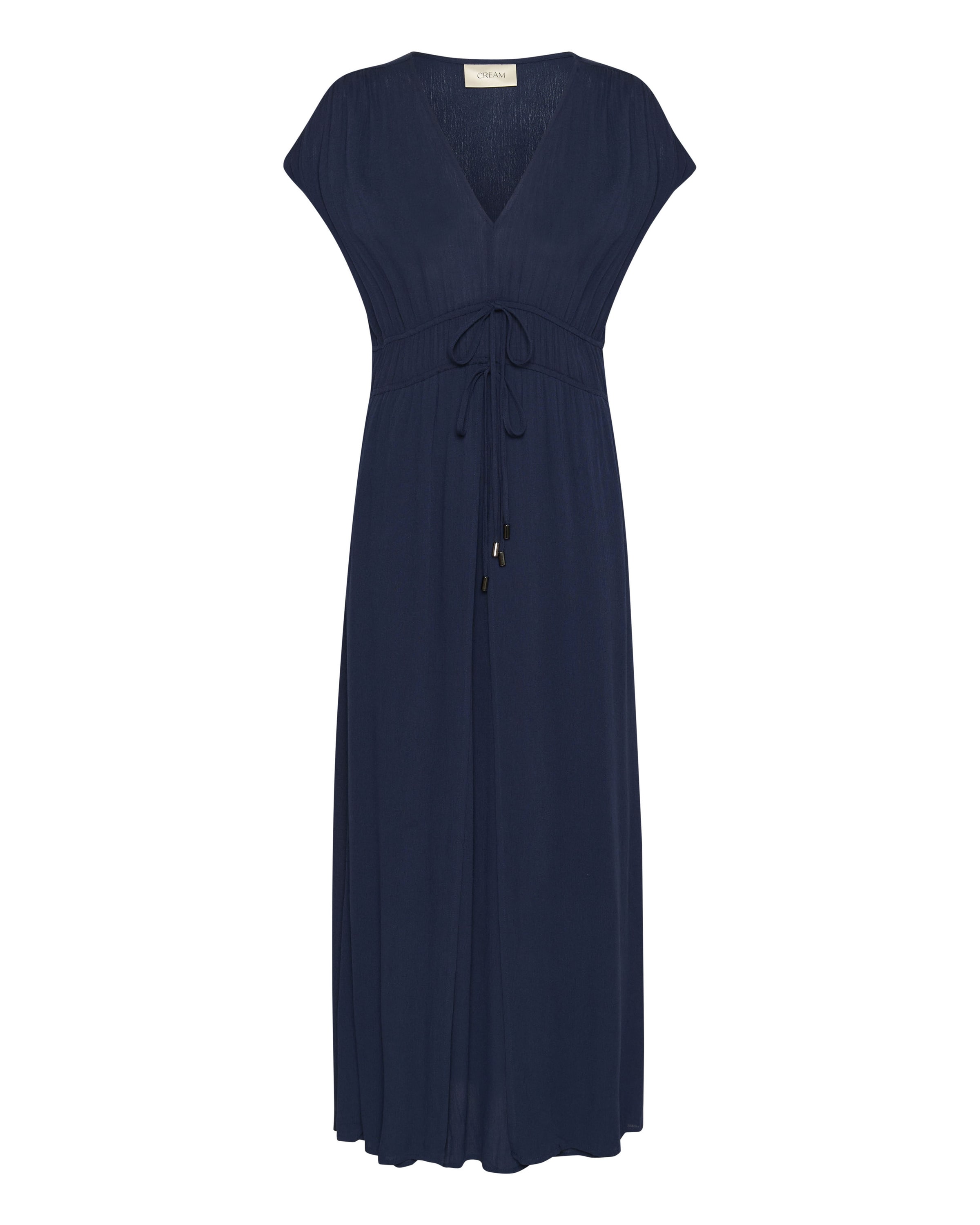 Cream Dress 'Allie' in Blue: front