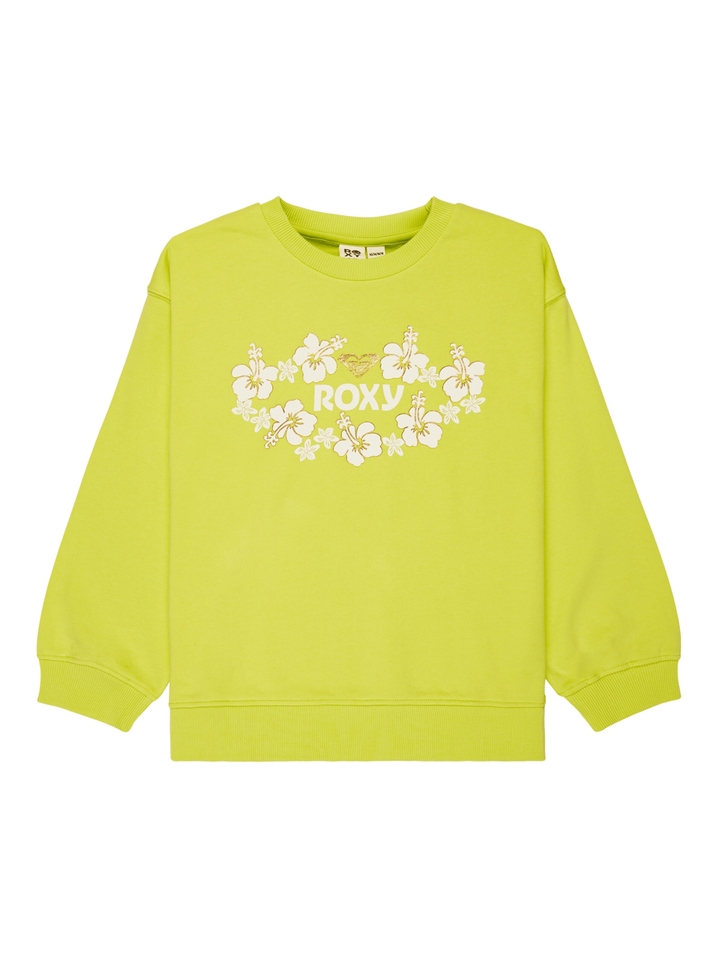ROXY Sweatshirt 'Morning Hike' in Green: front