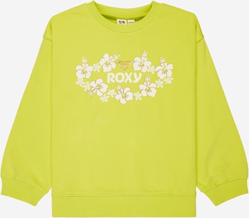 ROXY Sweatshirt 'Morning Hike' in Green: front