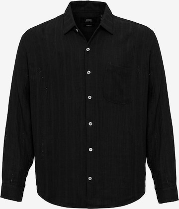 juoda Antioch Patogus modelis Marškiniai: priekis