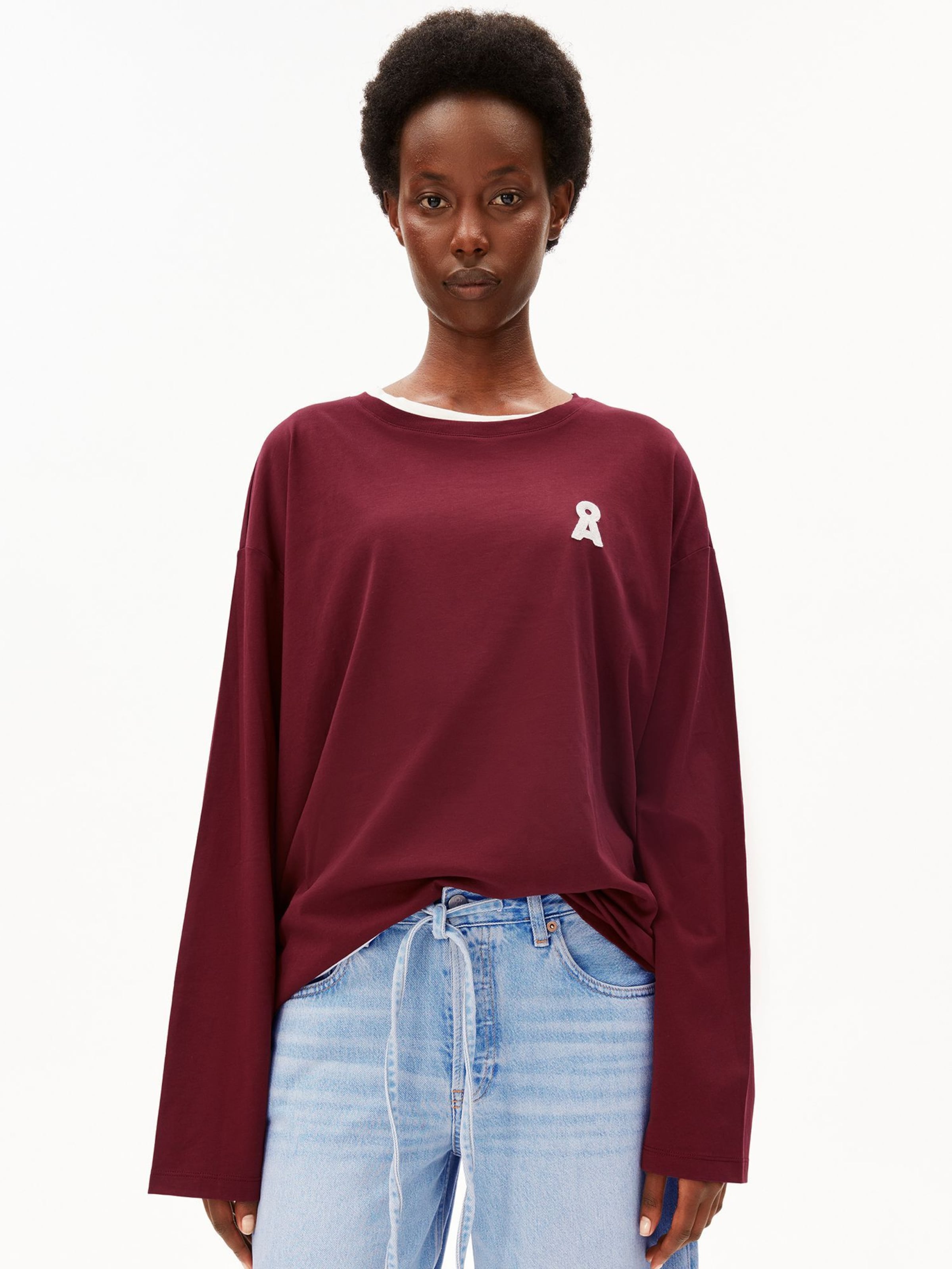 ARMEDANGELS Shirt in Red: front