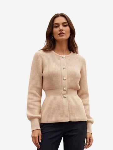 RYVAN Knit cardigan 'Strickjacken' in Beige