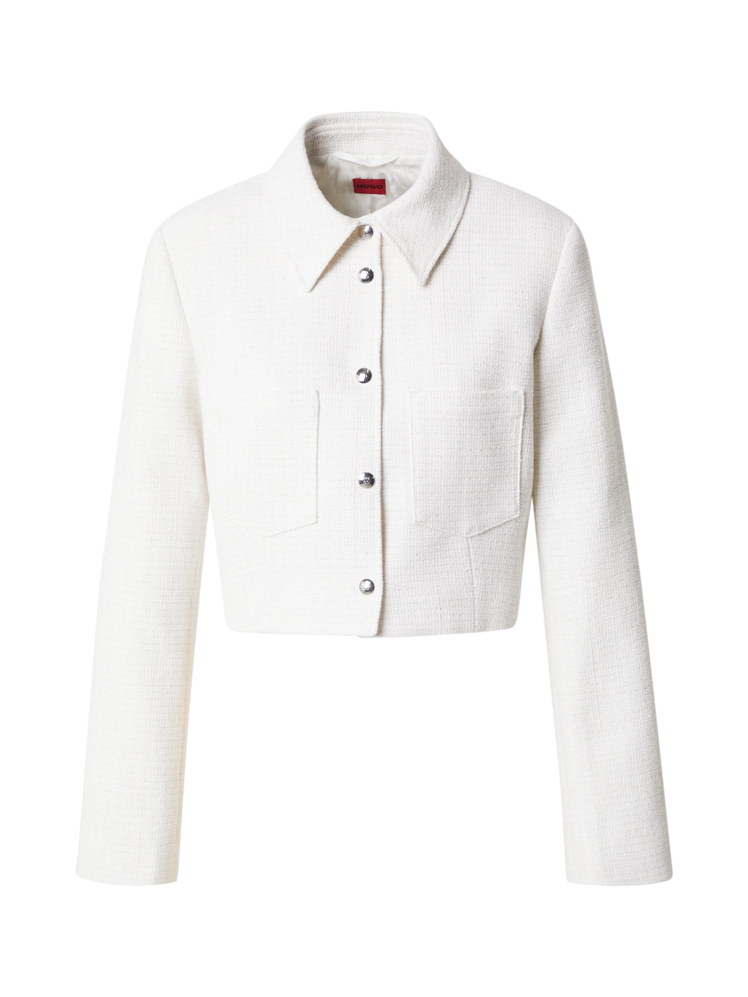 HUGO Kevad-sügisjope 'Anouka', värv valge: eest vaates