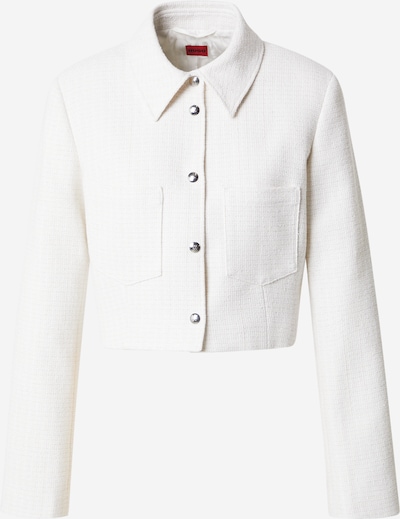 HUGO Välikausitakki 'Anouka' värissä meleerattu valkoinen, Tuotenäkymä