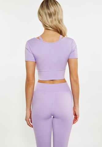 T-shirt IZIA en violet