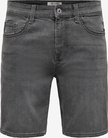 Only & Sons - Vaquero 'ONSWEFT' en gris: frente