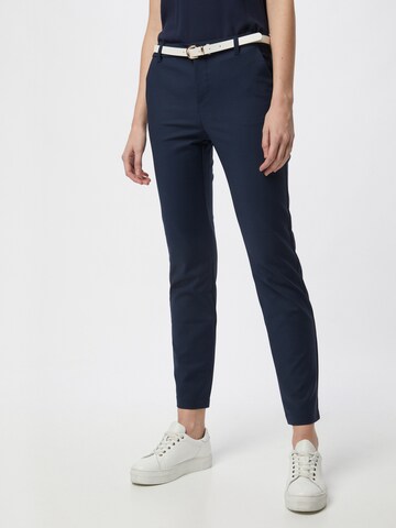 Slimfit Pantaloni chino 'Leah' di VERO MODA in blu: frontale