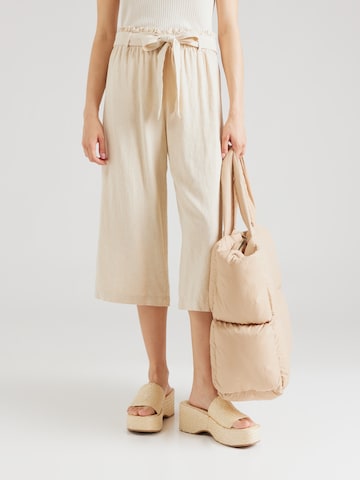 JDY Wide Leg Hose 'SAY' in Beige: predná strana