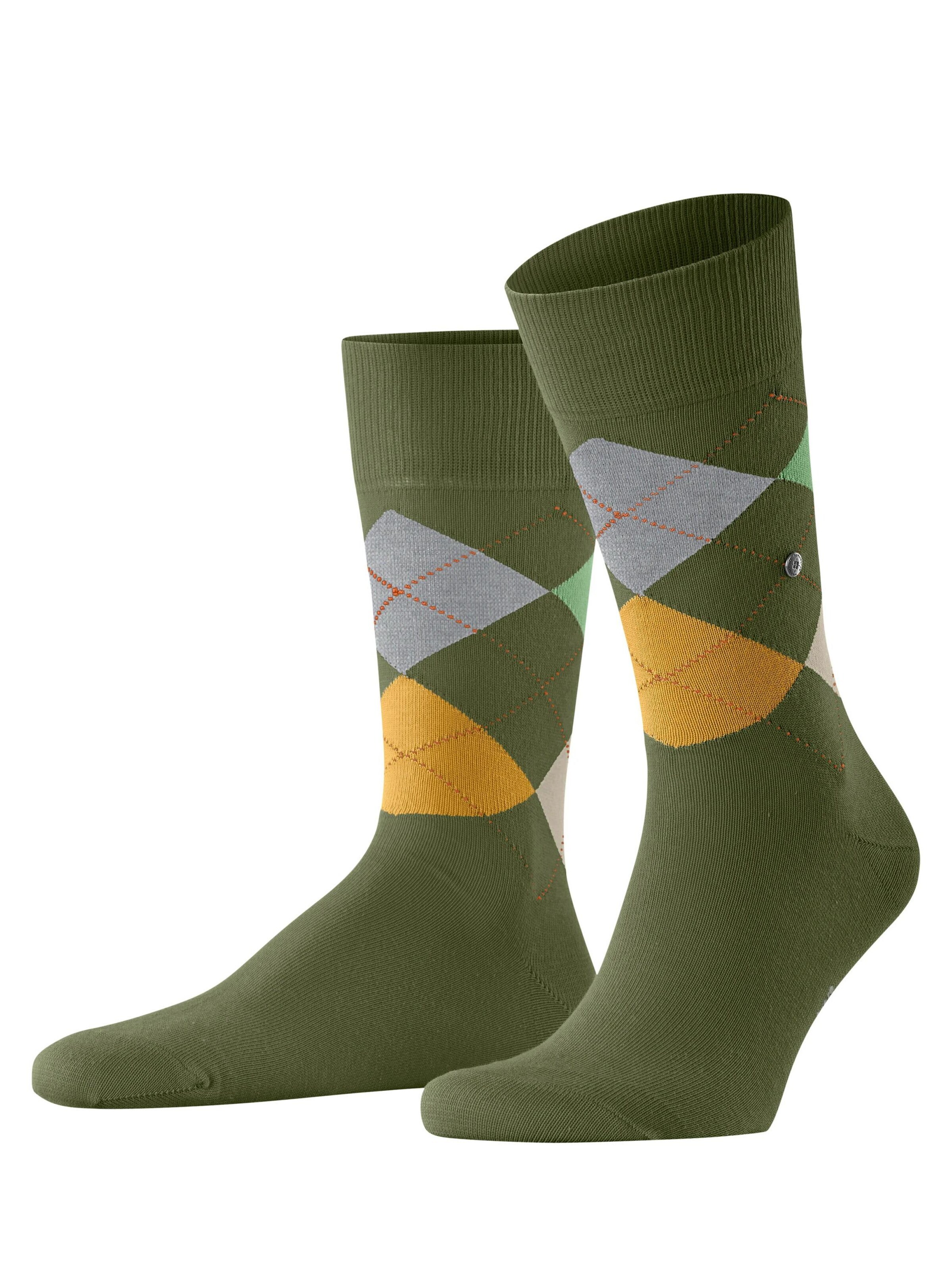 BURLINGTON Socks 'King' in Green: front