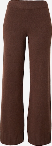 GAP Wide leg Pants in Brown: front