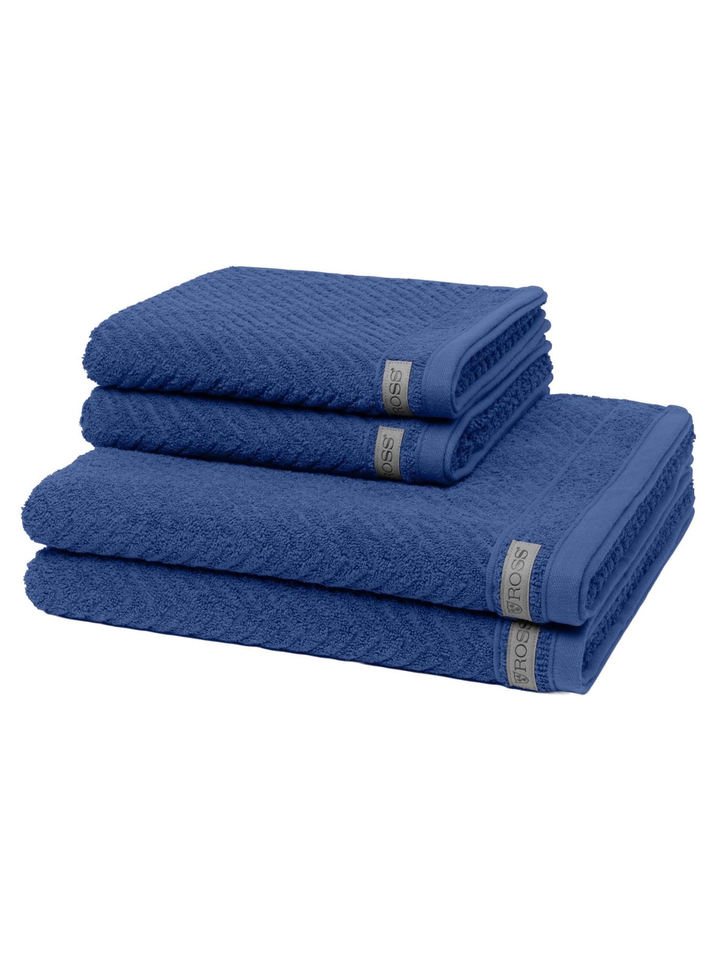 ROSS Handtuch 'Smart'‌‌‌‌‌‌‌ in Blau: Vorderseite