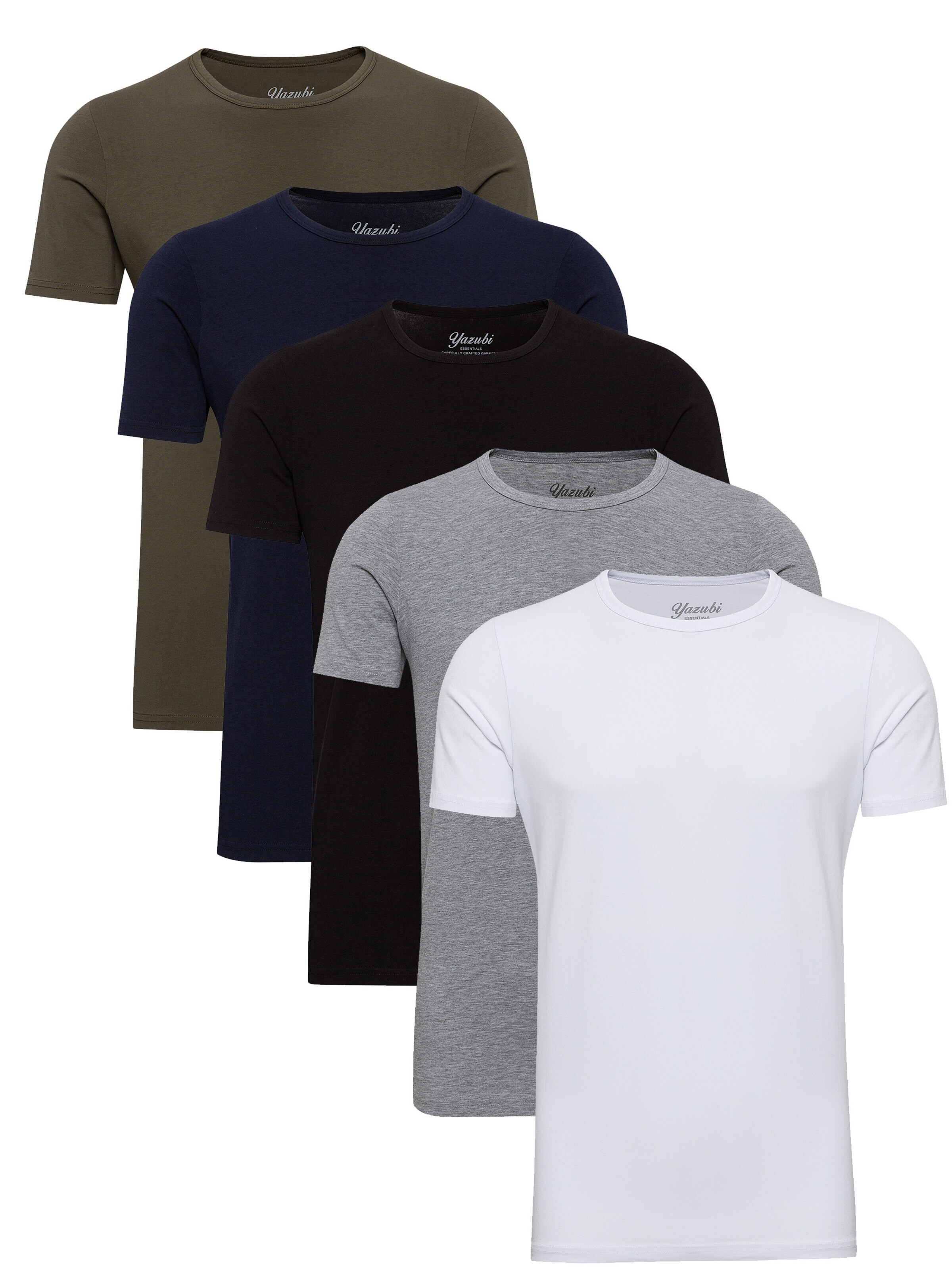 yazubi Shirt 'Mythic Crew Neck' in Mixed colors: front