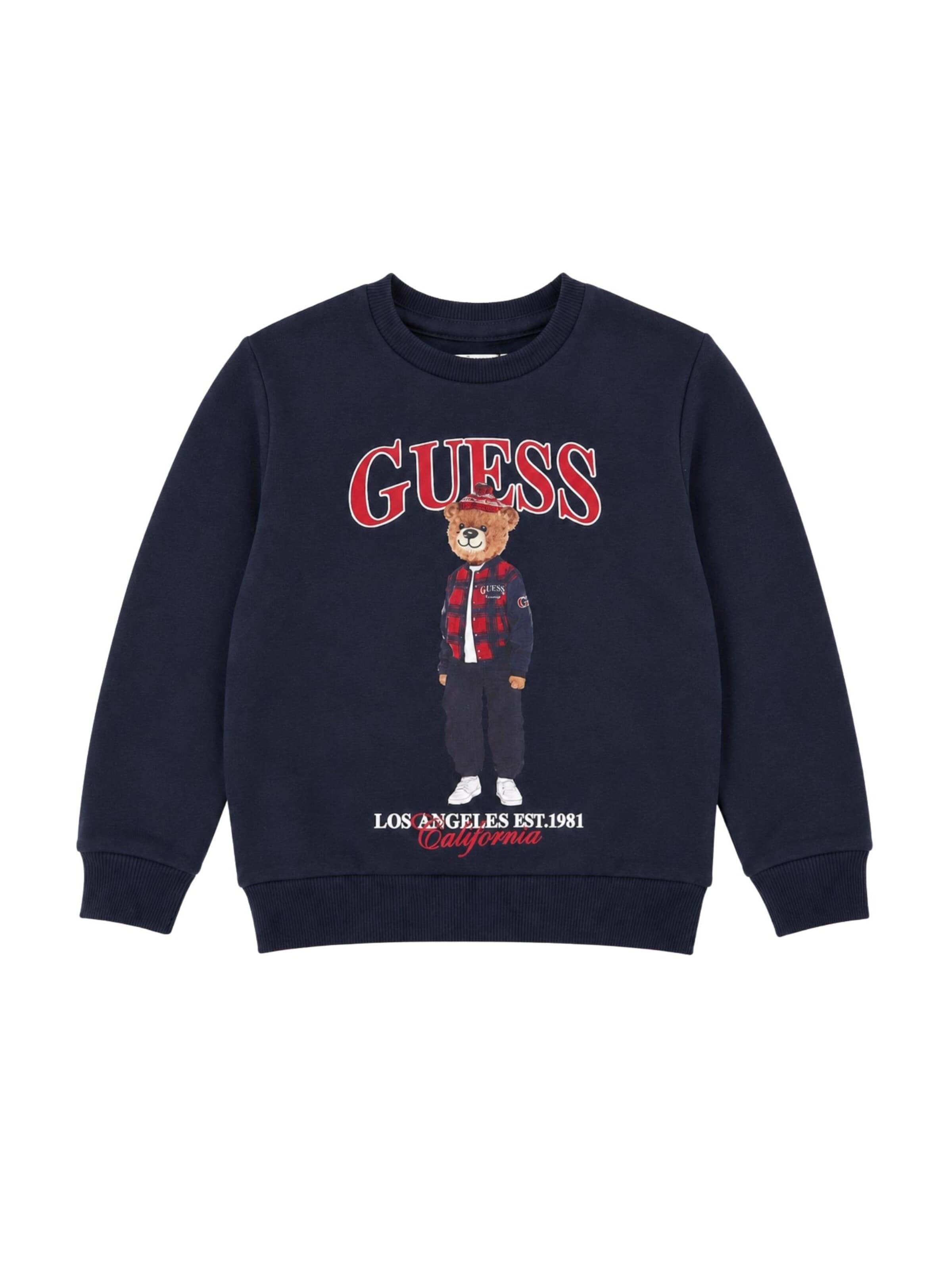 GUESS KIDS Sweatshirt i blå: framsida