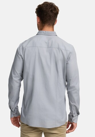 INDICODE JEANS Regular fit Overhemd 'Kamby' in Grijs