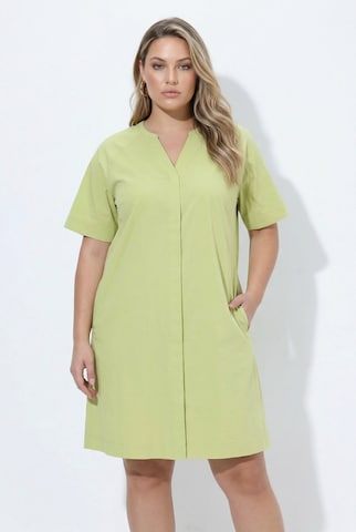 Ulla Popken Zomerjurk in Groen: voorkant