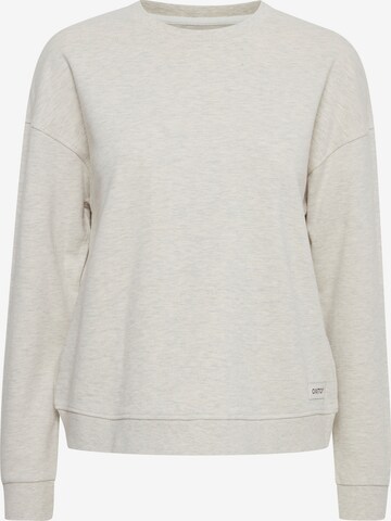 Oxmo Sweatshirt 'GRYNET' in Beige: front