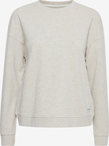 Oxmo Sweatshirt 'GRYNET' in Weiß: predná strana