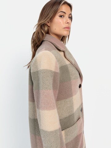 CAMEL ACTIVE Wollmantel mit Reverskragen in Beige
