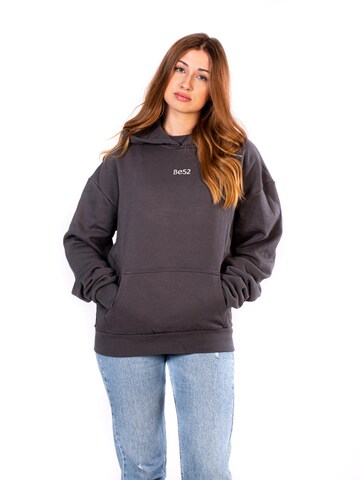 Pull-over oversize 'Heavy' Be52 en gris