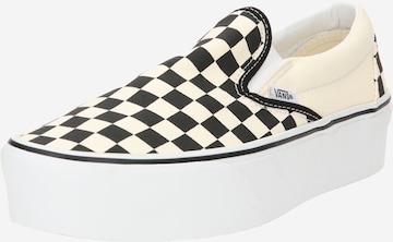 VANS Slip-on σε μπεζ: μπροστά