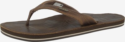 REEF Beach & Pool Shoes ' Drift Away Le ' in Dark brown / White, Item view