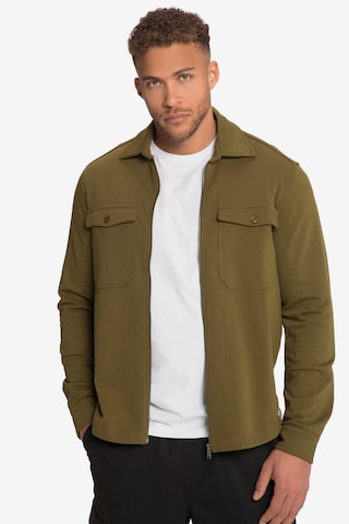 STHUGE Regular fit Button Up Shirt in Green: front