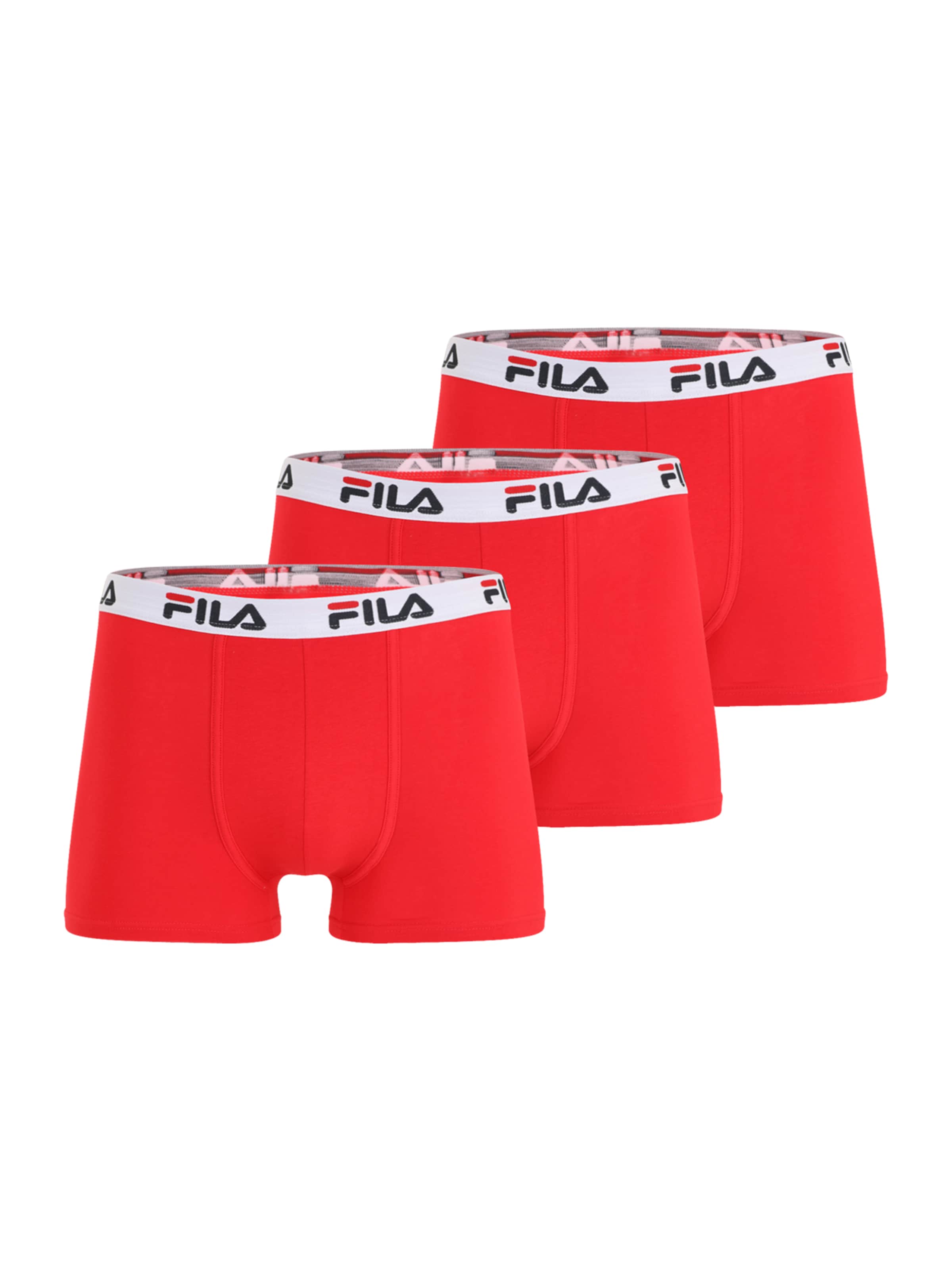 FILA - Calzoncillo boxer en rojo: frente