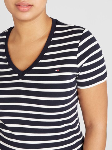 Tommy Hilfiger Curve T-shirt i blå